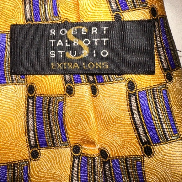 Robert Talbott Stufio extra long tie 100% silk - Picture 3 of 3